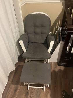 Grey Nursery Glider Chair