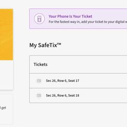 ASU vs UofA Football Game ($195/each)