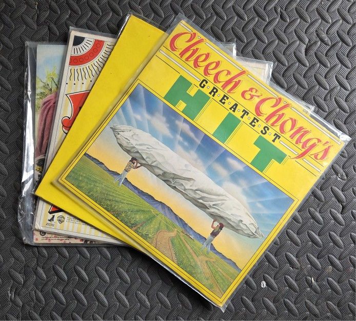 Cheech and Chong Vintage LP Records Lof Of 4