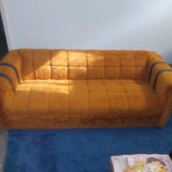 1970's Sofa Love Seat And Chair