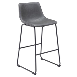 Zuo Smart Counter Stool Charcoal