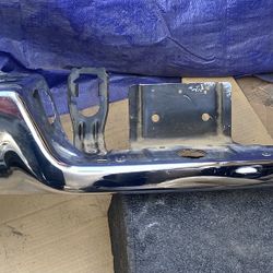 Dodge Ram Rear Bumper Dual Exaust W/Sensors 09 to18 Factory Oem chrome 