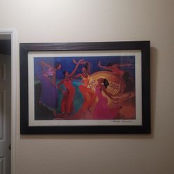 Fana Powell Signed Print 28× 41 Framed Print