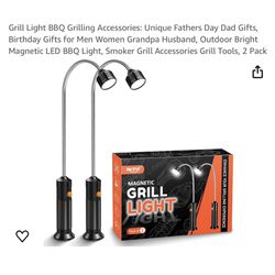 Brand new Grill Light BBQ Grilling Accessories: Unique Fathers Day Dad Gifts, Birthday Gifts for Men Women Grandpa Husband, Outdoor Bright Magnetic 