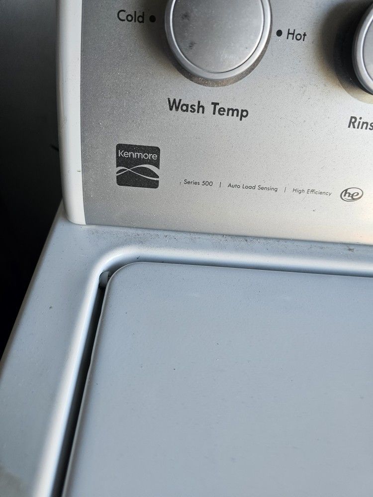 Kenmore Washer Series 500 Auto Load Sensing
