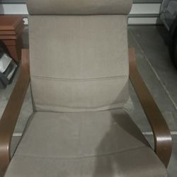 Armchair and ottoman