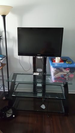 Tv with rack