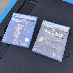 Ps5, Games.. Brand New, Never Opened Or Used. - $50.. Both,  Firm On Price 