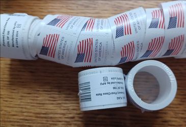 US flag 100 postage roll