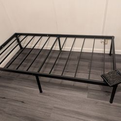 Twin size bed frame.