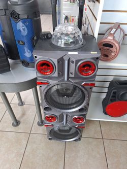 Large Party Tower Speaker with Disco Light