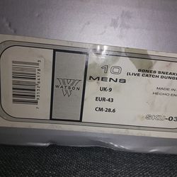 Watson size 10 skeleton shoes powder blue