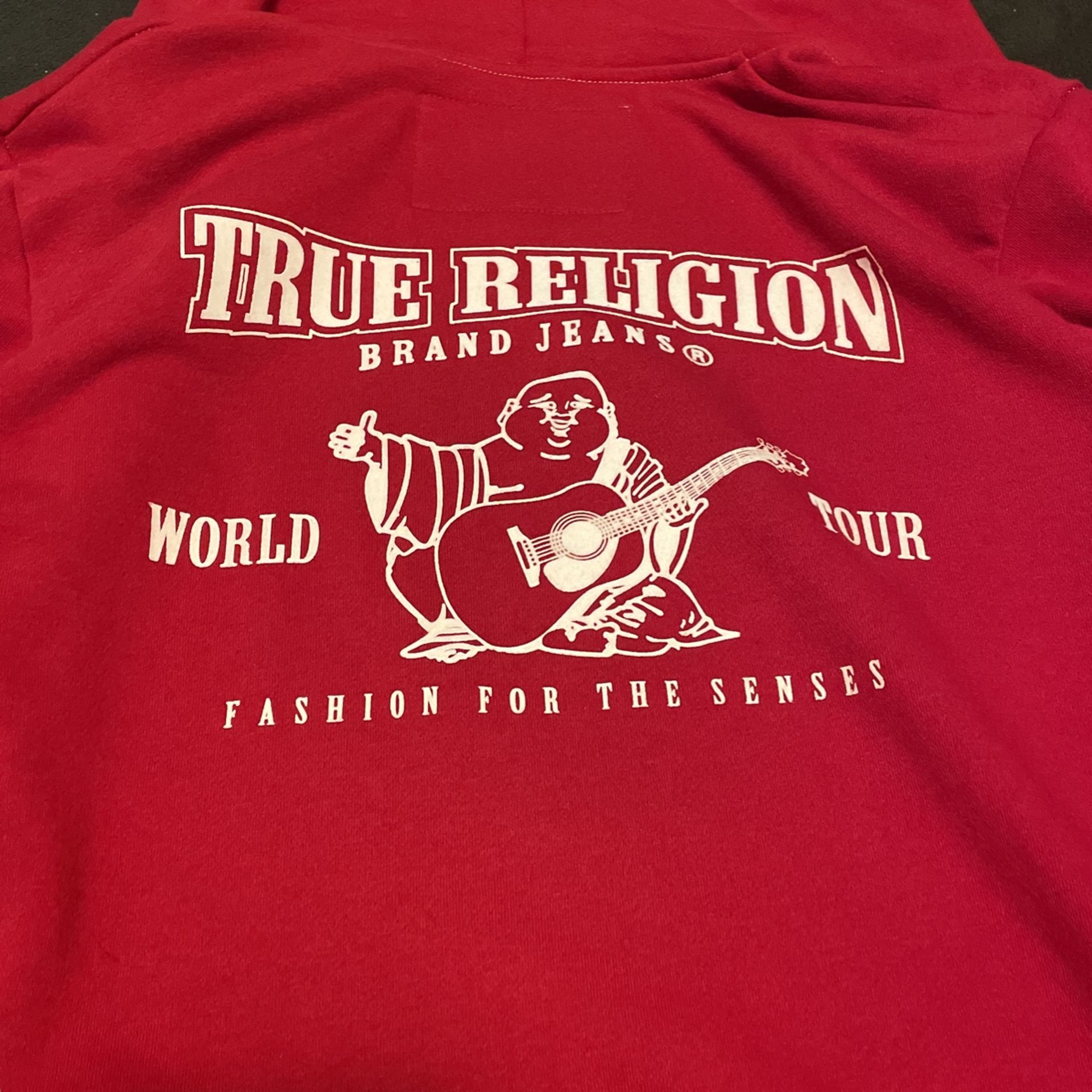 True Religion Red Hoodie Brand New Used Only Once