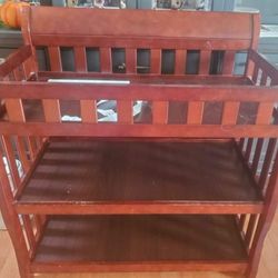 Espresso Changing Table 