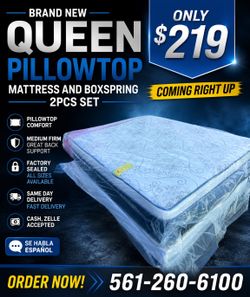 🇺🇸🇺🇸NEW PILLOWTOP SET $219
