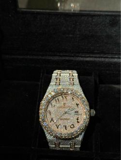 Iced out watch