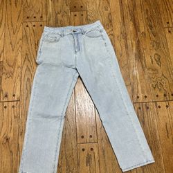 H&M Baggy 32x32 Light Blue Jeans