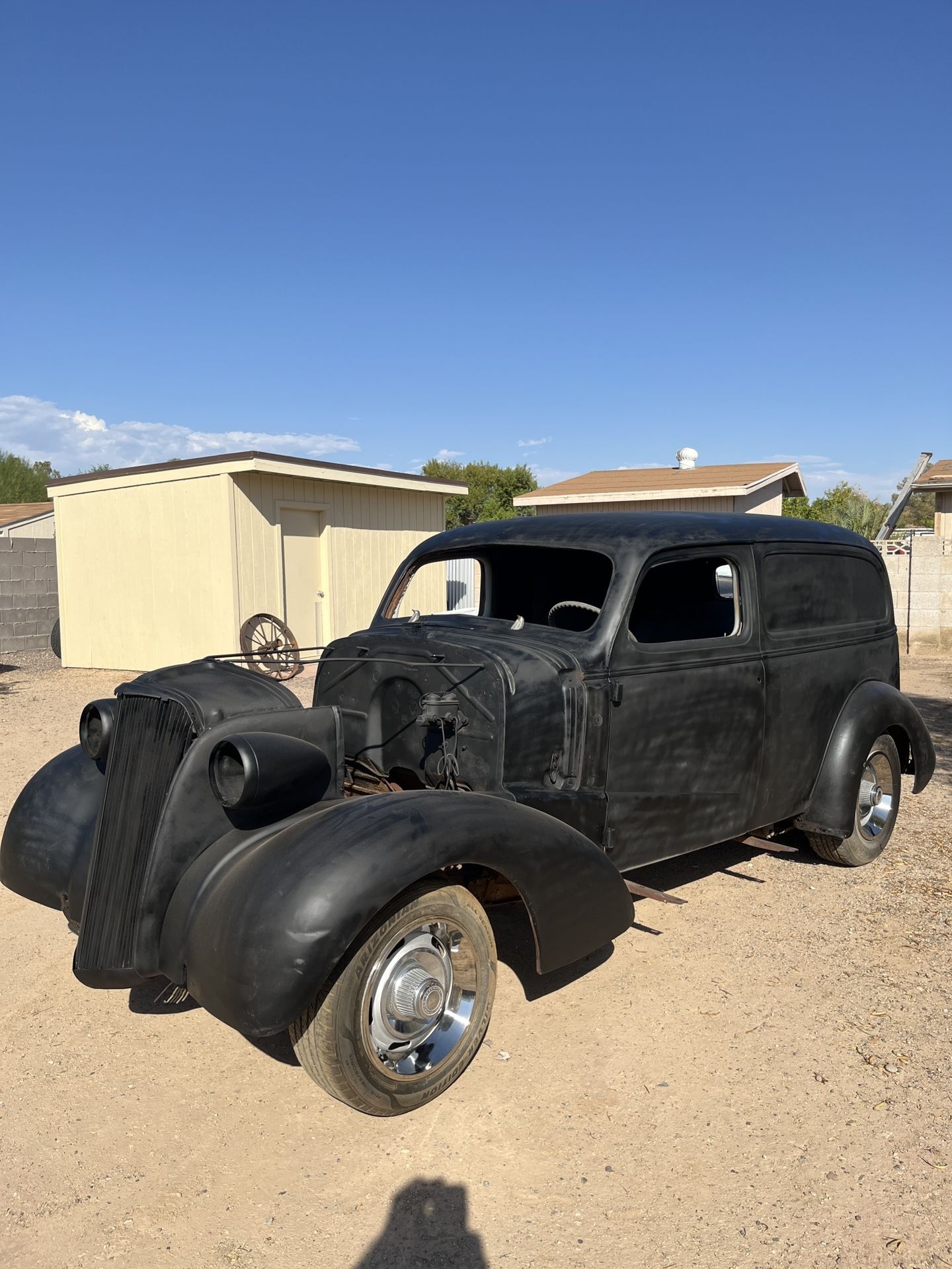 1937 Chevy Sedan Delivery Project Car. Project, Street Rod, Hot Rod. Classic Lowrider