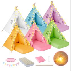 New 6 pack teepee tents for sleepovers