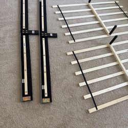 Queen Bed Parts Gray Color