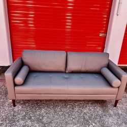 Gray Leather Sofa $25 Delivery In Dfw