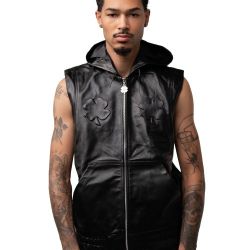 Filthy wealth Emboss clover vest and shorts