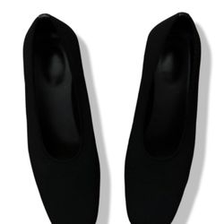 Women’s Softspots Brand Slip On Black Heels 10