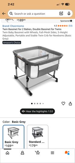 Twin Bassinet
