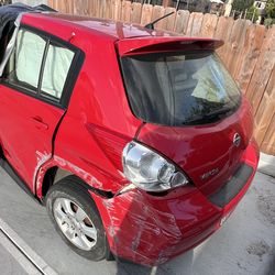 2009 Nissan Versa Totaled