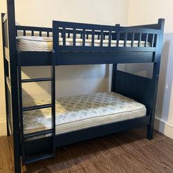 Bunk Beds- Twin & Twin - Solid Wood- Pottery Barn 