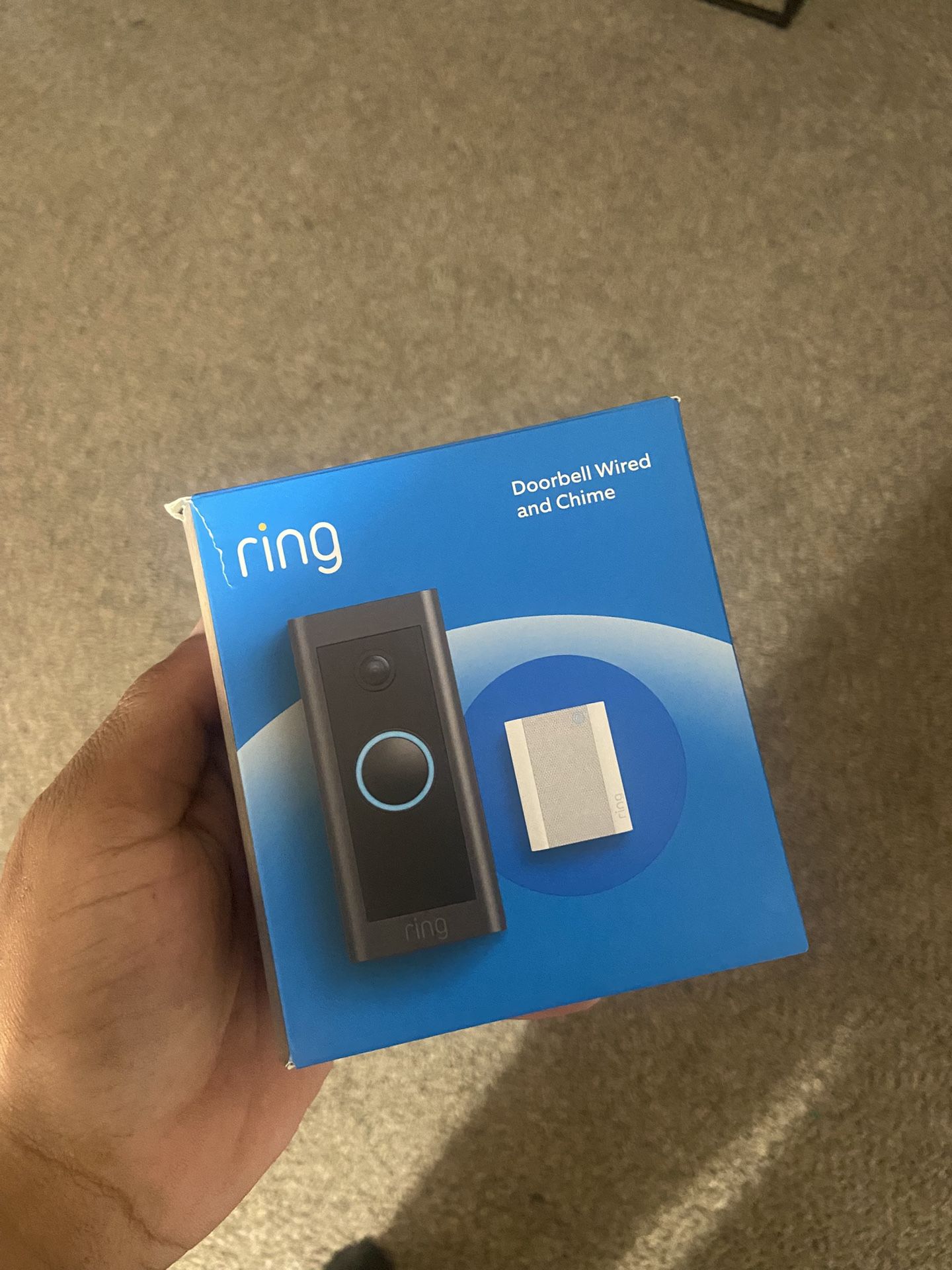 RING Doorbell Wired And Chime 