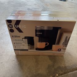 Keurig K-Slim Single Serve K-Cup Pod Coffee Maker.