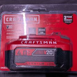 Craftsman 20v 4.0 Ah Battery 