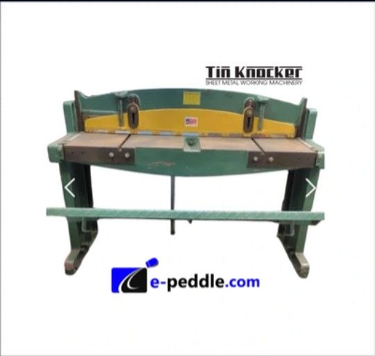 Tin Knocker 52 " Jump Shear - # TK-1652 16 GA -Foot Operated Shear (Excellent Condition)