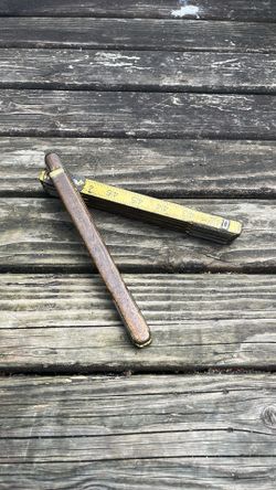 Antique extension ruler