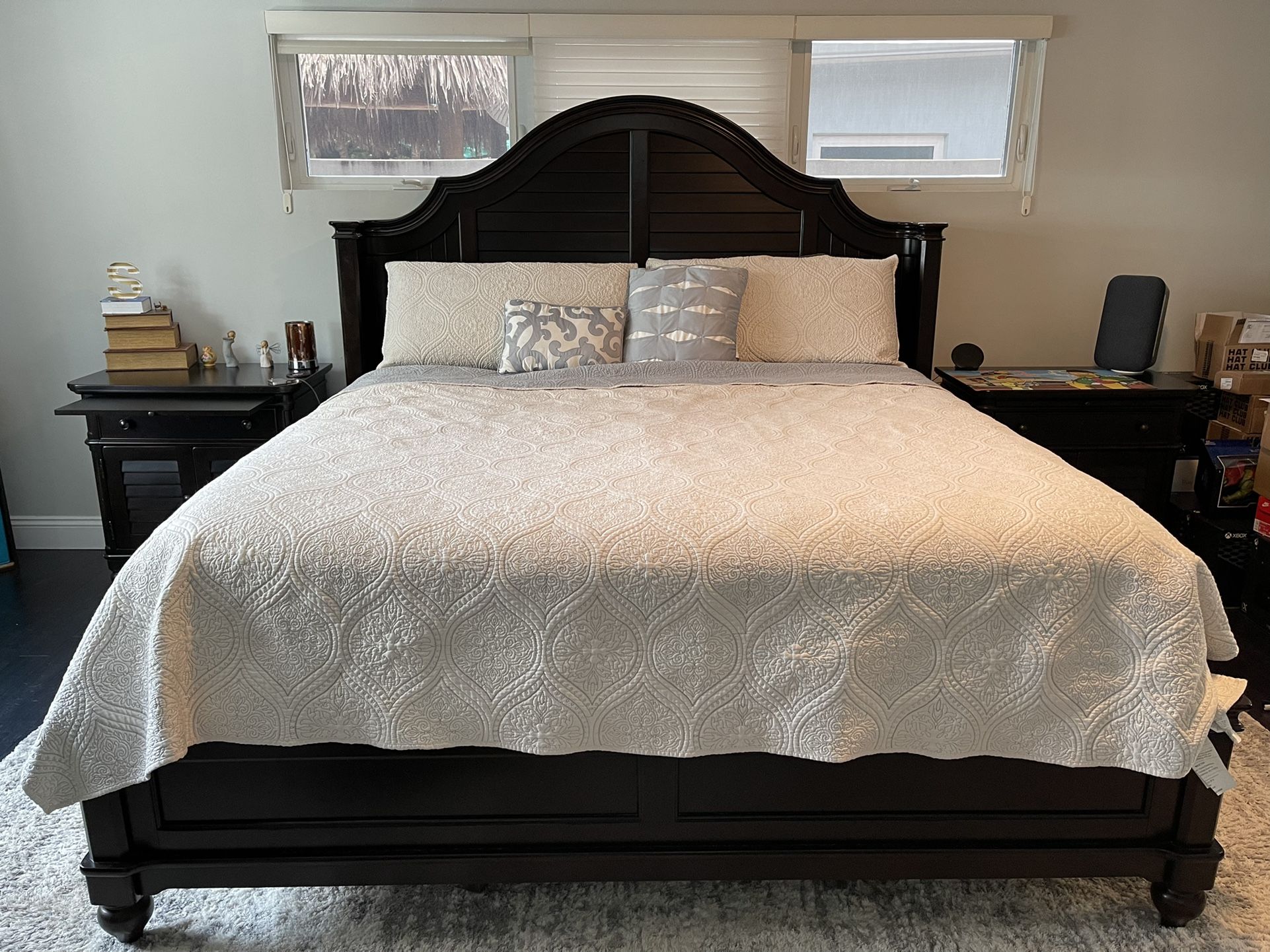 Universal Furniture Paula Deen Home Tobacco King Steel Magnolia Bedroom Set