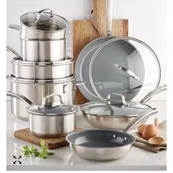 Culinary Science by Martha Stewart Collection 14-Pc. Cookware Set