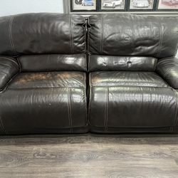 Real Leather Couch