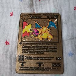 Charizard Gold Card 