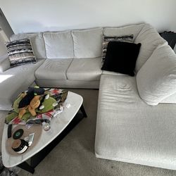 Cream/Light Beige Couch