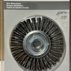 4 1/2” Wire wheel brush