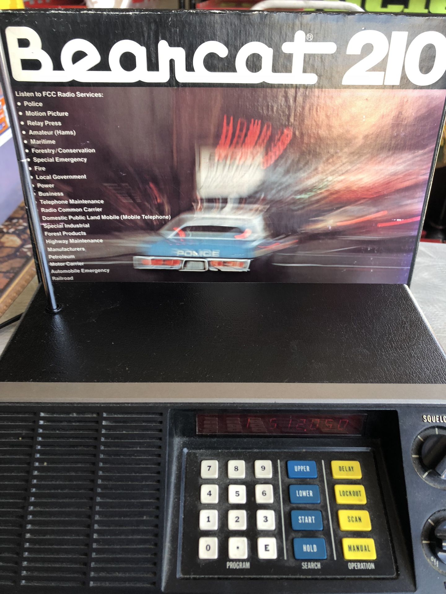 Bearcat 210 Base Scanner