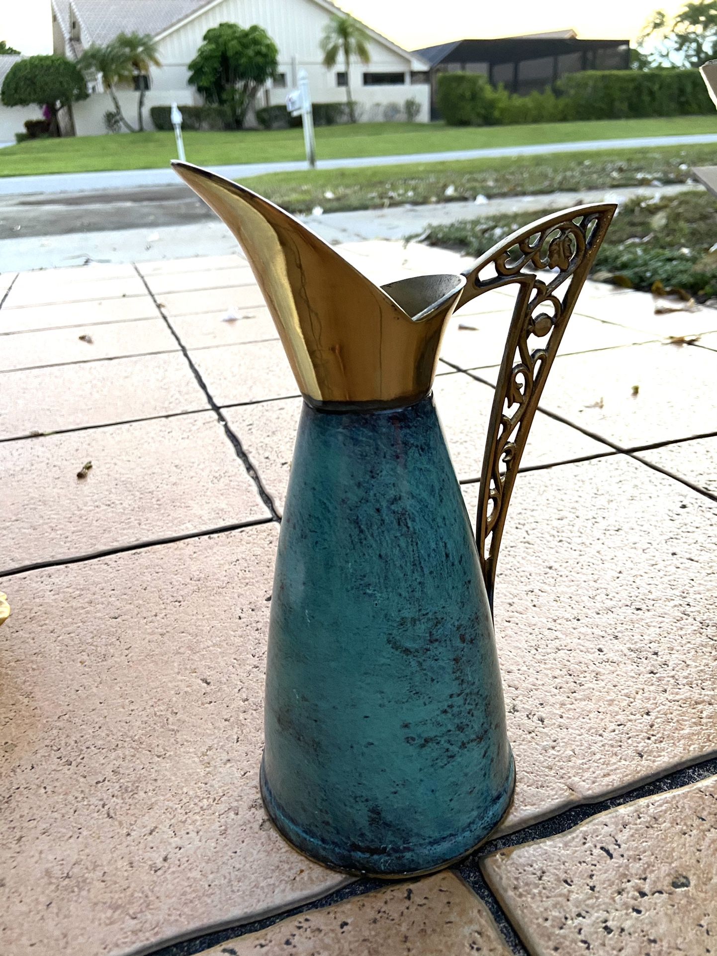 Decorative Blue Vase Vintage