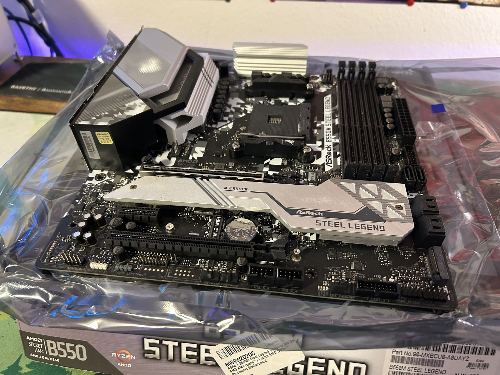 ASRock B550M Steel Legend Micro ATX AM4 Motherboard