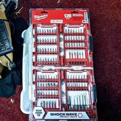 Milwaukee Shock Wave Impact Drill Set Piece Reduction 