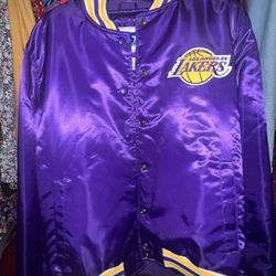 Ladies Large Starter Lakers Jacket Los Angeles NBA
