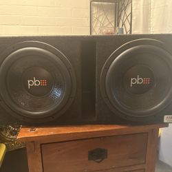 pb Subwoofers And Bbox Atrend Enclosures