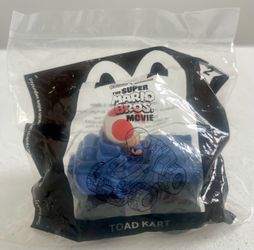 Toad Kart McDonald’s Happy Meal Toy Nintendo Super Mario Bros Movie #2 BRAND NEW