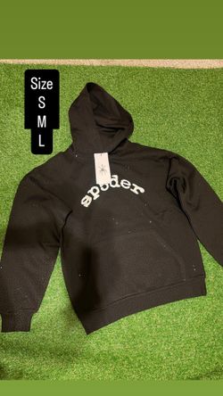 Black sparkling spider hoodie