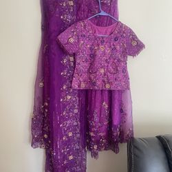 Desi Pakistani/Indian Formal Dress - Lehenga Choli (Three piece)